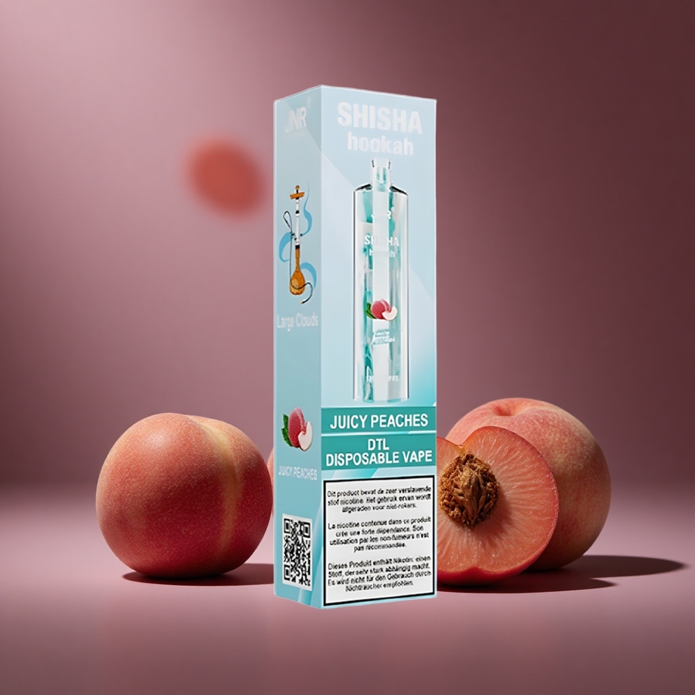 Saftige Pfirsiche JNR Shisha Hookah 12000 Züge Österreich Großhandel 24ml E-Liquid