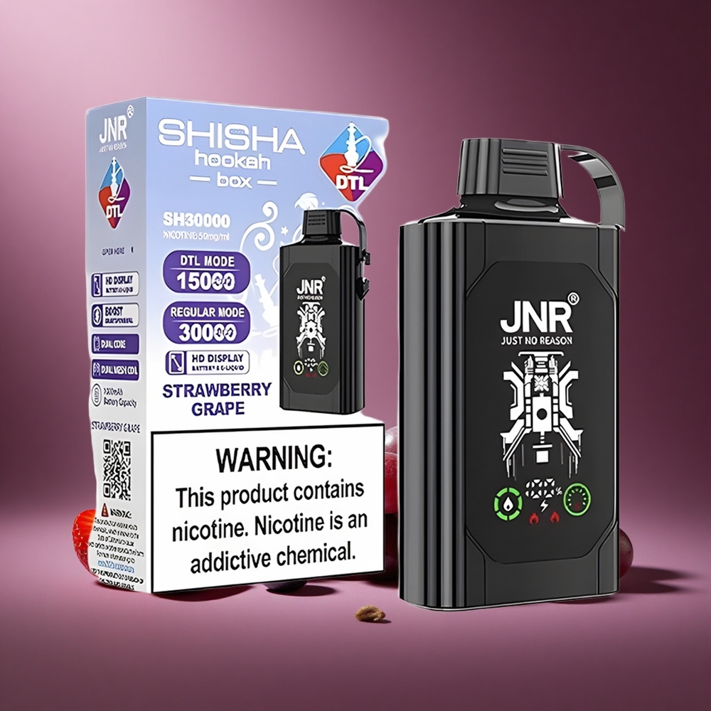 Erdbeer Traube JNR Shisha Hookah Box 20500 Züge Österreich Großhandel HD Display 1000mAh