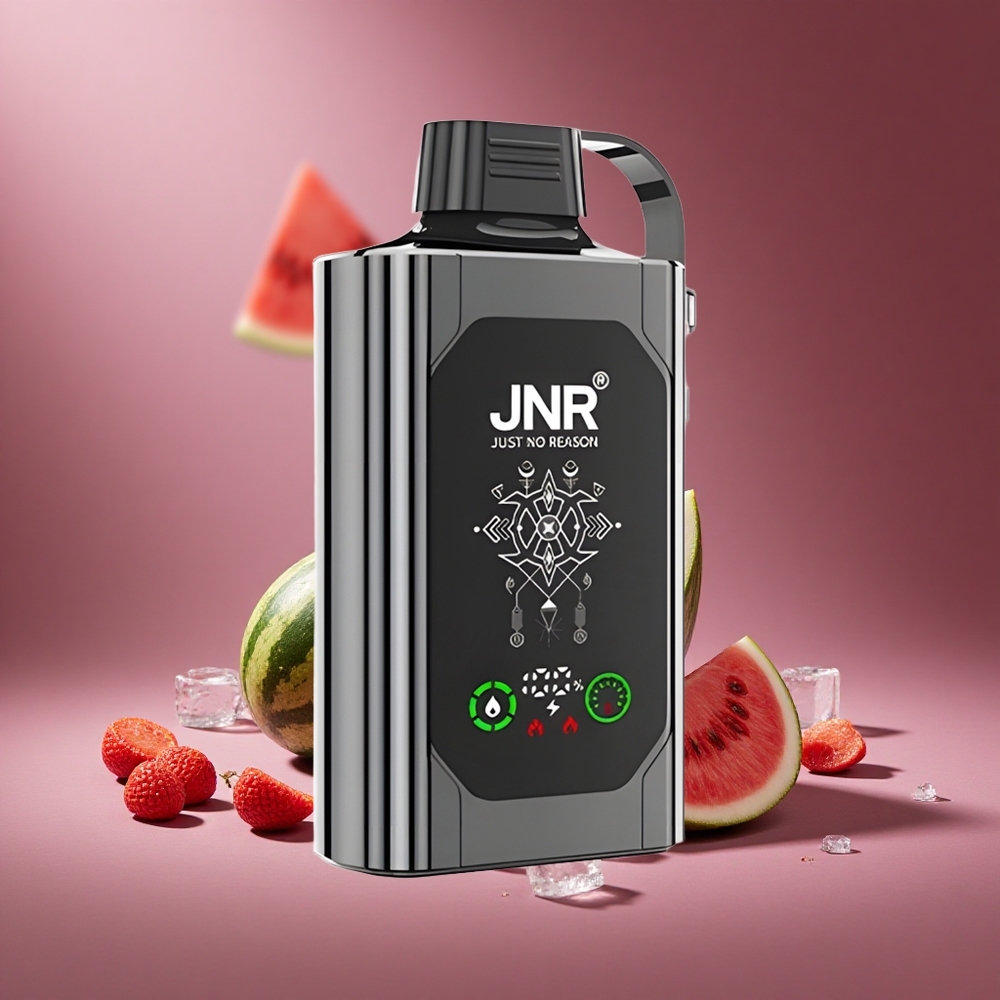 Wassermelone-Eis JNR Shisha Hookah Box 20500 Züge Österreich Großhandel HD Display Dual Mesh Coil Typ-C Schnellladung