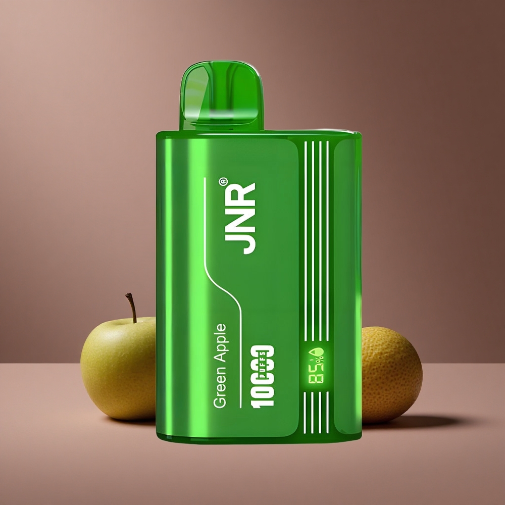 Grüner Apfel Pfirsich Birne JNR Tank 10000 Züge Österreich Großhandel Dual Mesh Coil