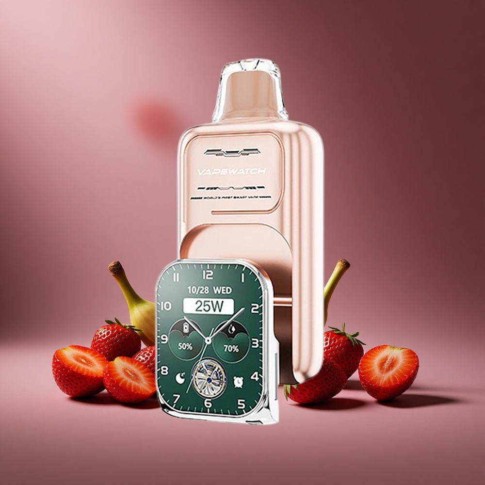 Erdbeer-Banane JNR Vape Watch 30000 Züge Österreich Großhandel Dual Mesh Coil 19mL