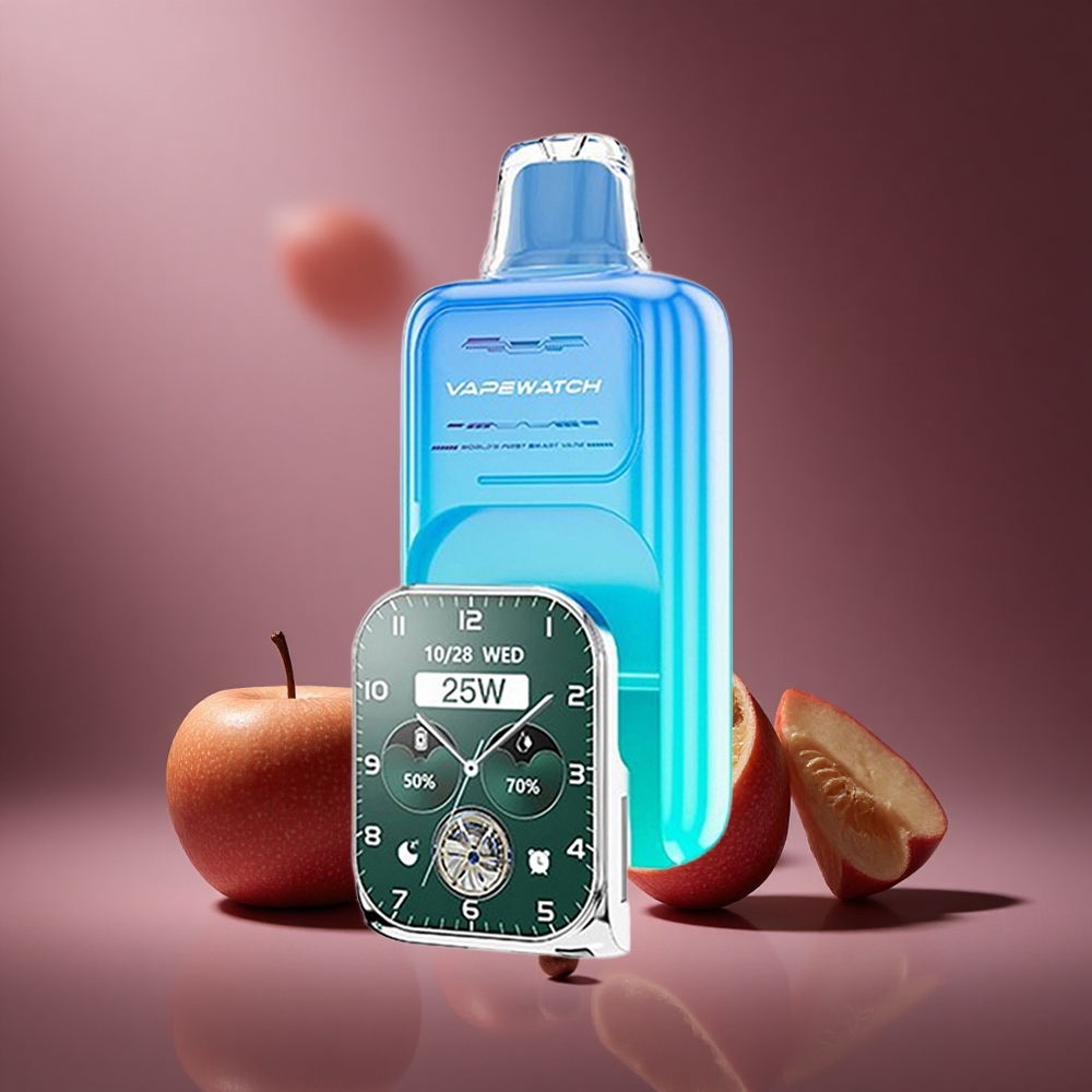 Sauerapfel-Eis JNR Vape Watch 30000 Züge Österreich Großhandel Dual Mesh Coil 19mL