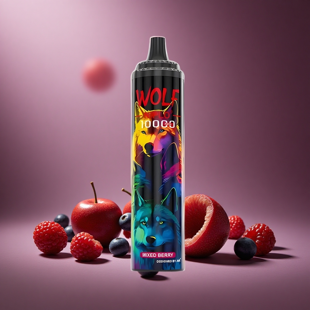 Beerenmix JNR Wolf Niplo 10000 Züge Österreich Großhandel 20ml 650mAh
