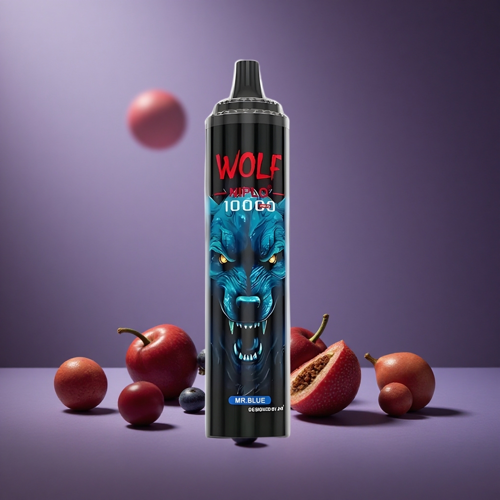 Mr Blau JNR Wolf Niplo 10000 Züge Österreich Großhandel 20ml 1,0 Ohm Mesh Coil
