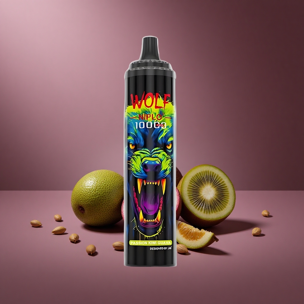 Passion Kiwi Guava JNR Wolf Niplo 10000 Züge Österreich Großhandel Mesh Coil 1.0 Ohm